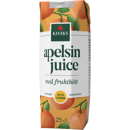 Apelsinjuice med fruktkött 25cl