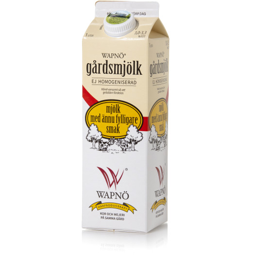 Mjölk Ohomogeniserad 3,0 - 3,3% 1L