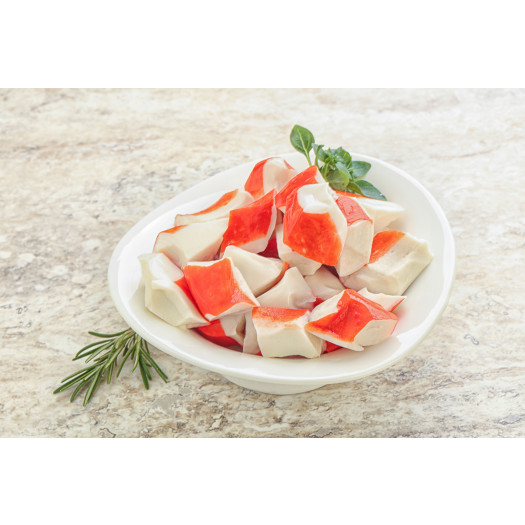 Surimi chunks MSC 1kg Surimi Martin & Servera