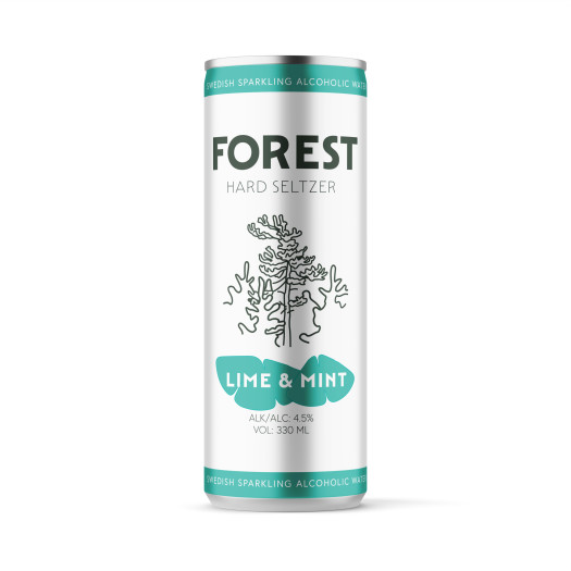 Forest Hard Seltzer Lime Mint 33cl