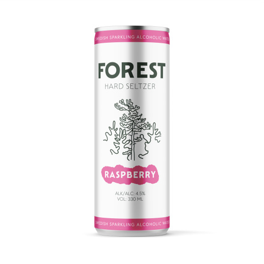 Forest Hard Seltzer Raspberry 33cl