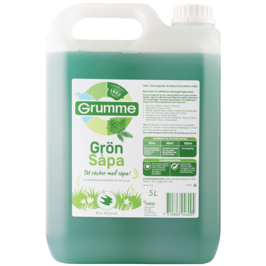 Grumme grön såpa 5L