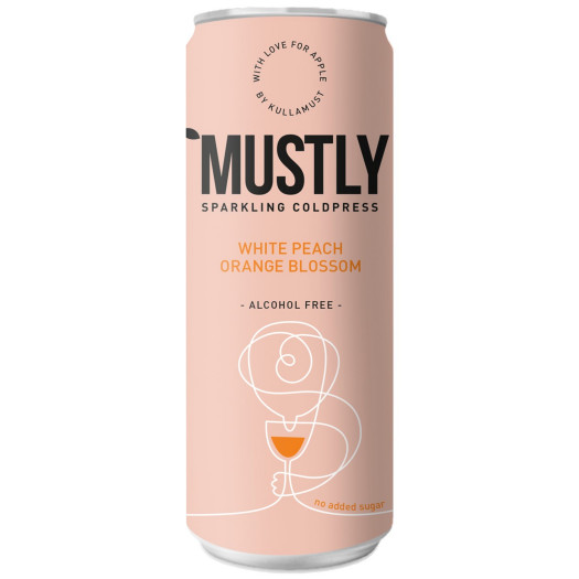 Mustly White Peach 33cl