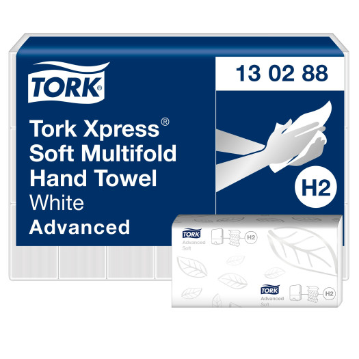 Handduk Tork Xpress M-fold Adv H2 136st