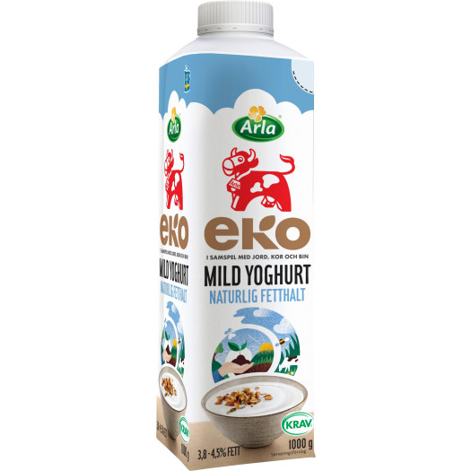 Yoghurt mild naturell 3,8-4,5% 1kg