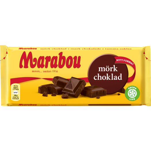 Marabou Mörk Choklad 180g