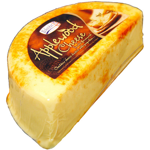 Cheddar applewood r&ouml;kt 35% 1,5kg