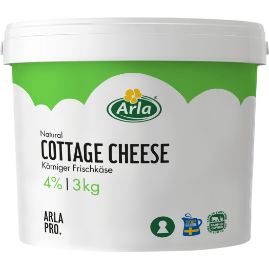Keso Cottage Cheese Naturell 4% 3kg