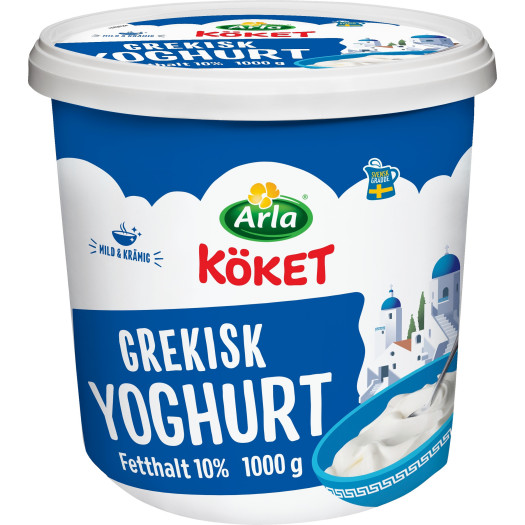 Yoghurt grekisk 10% 1kg