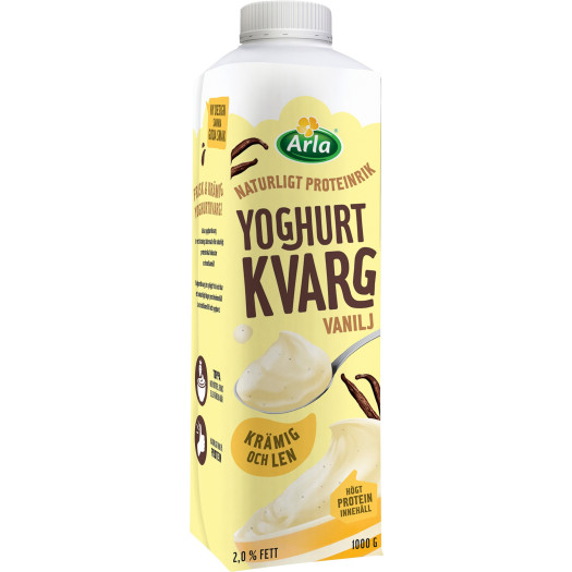 Yoghurtkvarg vanilj lättsockr & More 1kg