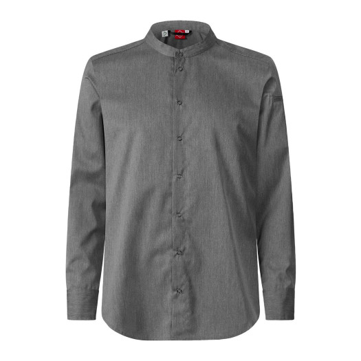 Kockskjorta lång ärm grå L 1109