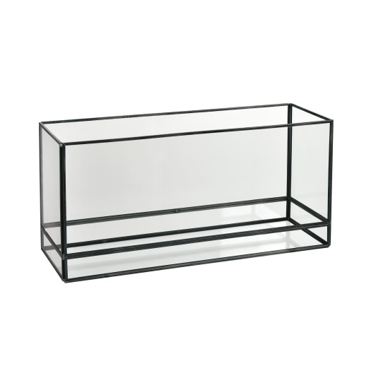 Ljushållare glas Capella 35x12x17 cm