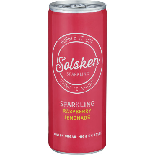 Solsken Lemonade Sparkling Rasberry 25cl