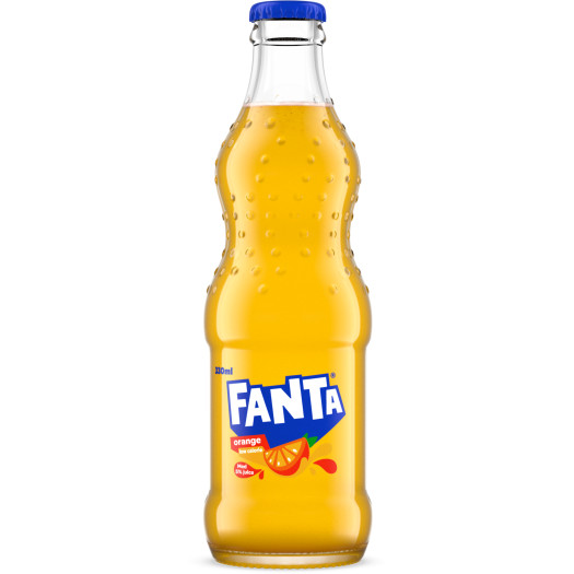 Fanta Orange eng&aring;ngsglas 33cl