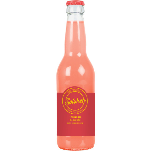 Solsken Lemonade rabarber 33cl