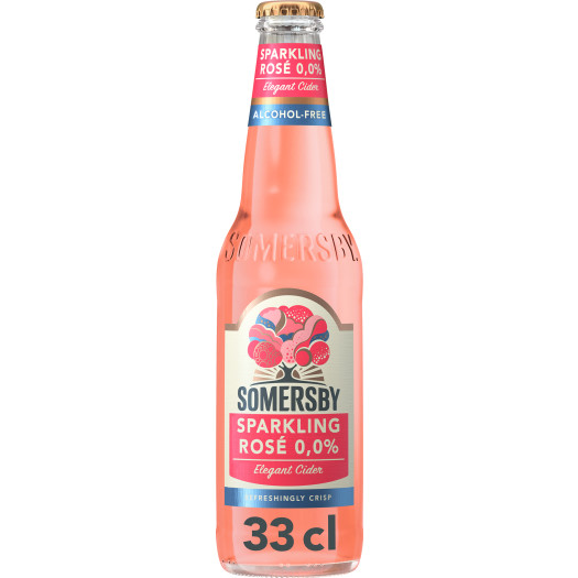 Somersby Ros&eacute; Alkoholfri 33cl