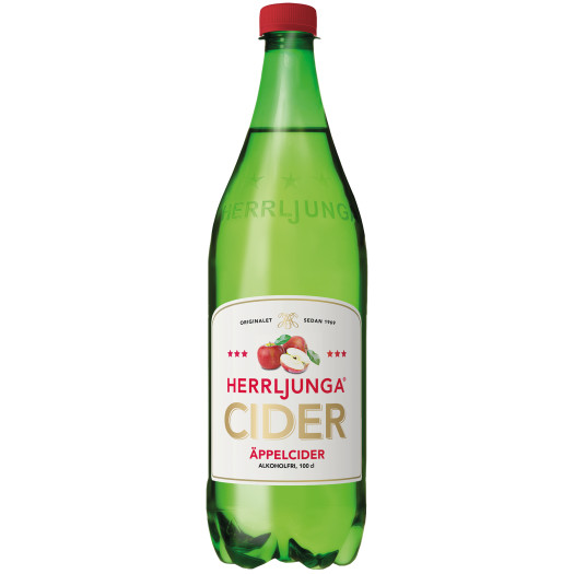 Herrljunga Cider Äpple Alkoholfri 1L