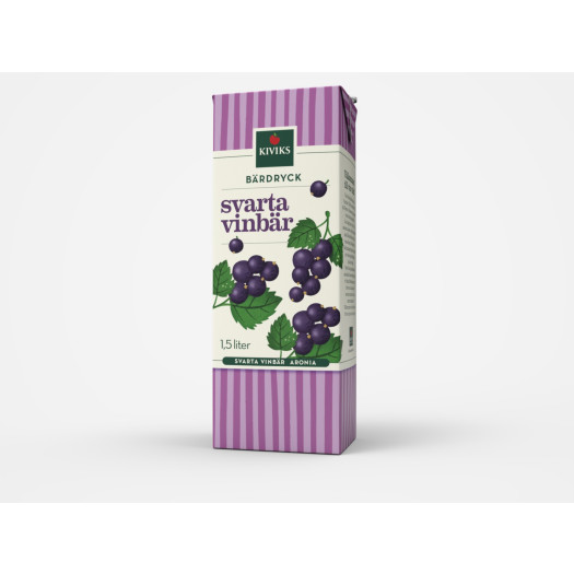 Svart Vinb&auml;rsdryck drickf&auml;rdig 1,5L