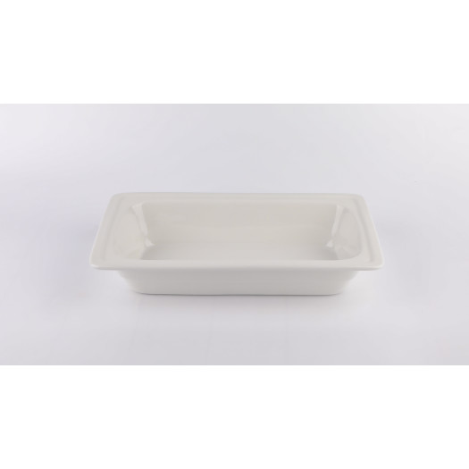 Buff&eacute;fat GN 1/3-65MM vit porslin