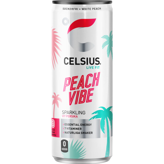 Celsius White Peach 35,5cl