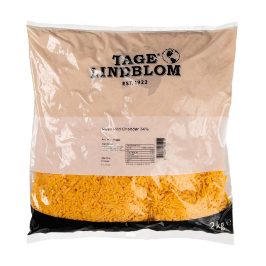 R&ouml;d cheddar riven 2kg