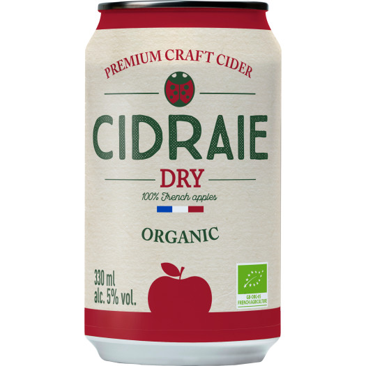 Cidraie Apple Dry Organic burk 33cl