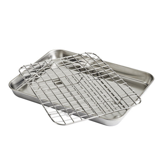 Bricka med galler 26,4x20,5x2,5cm