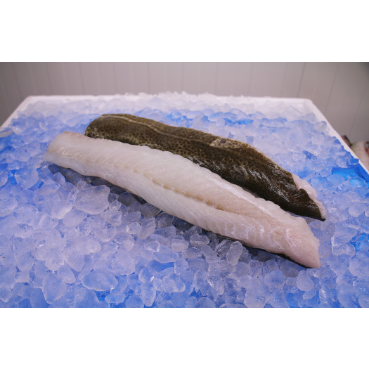 Torskfil&eacute; rygg med skinn vac MSC 600g+
