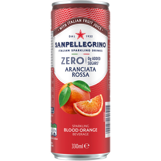 SanPellegrino Zero Aranciata Rossa 33cl