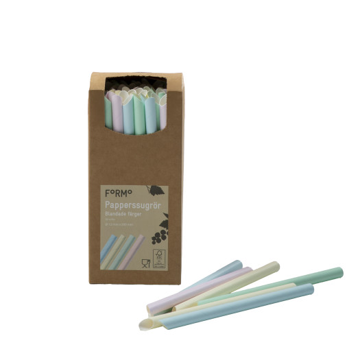 Sugr&ouml;r Bubble tea bl f&auml;rger 12x200mm 60st