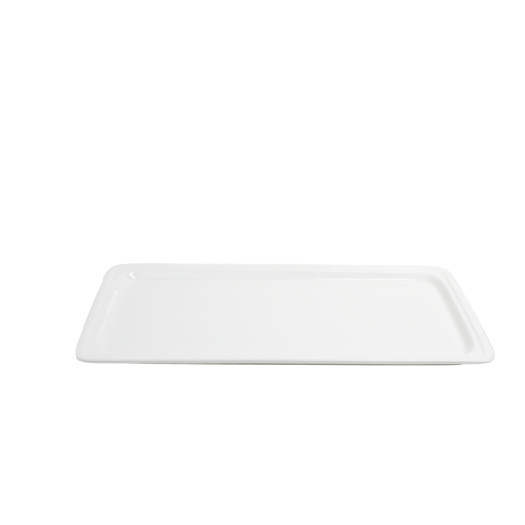 Buff&eacute;fat GN 1/1-25MM vit porslin