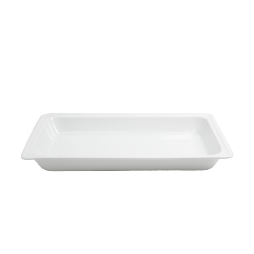 Buff&eacute;fat GN 1/1-65MM vit porslin