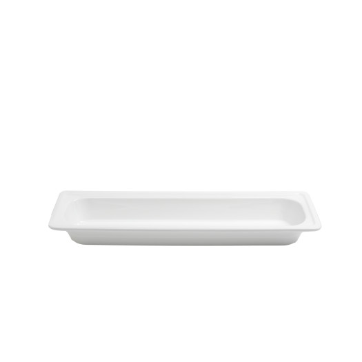 Buff&eacute;fat GN 2/4 - 65MM vit porslin