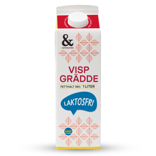 Vispgr&auml;dde Laktosfri 36% 1L