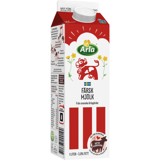 Standardmj&ouml;lk 3% 1L