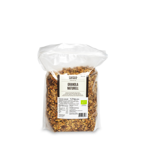 Granola naturell EKO Glutenfri 1,5kg
