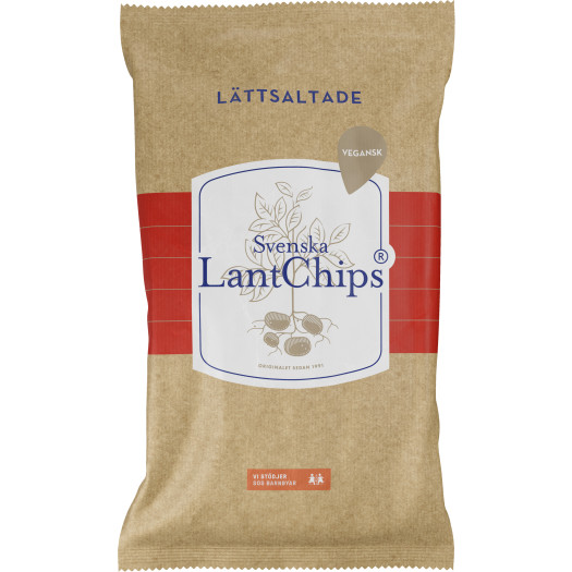 Lantchips L&auml;ttsaltade 200g