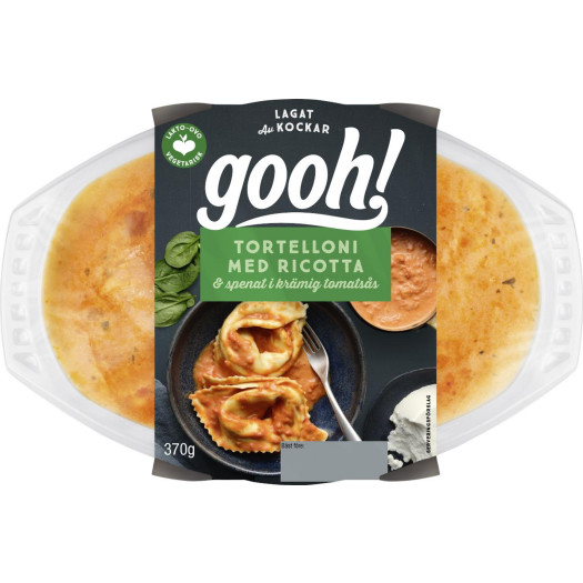 Tortelloni med ricotta och spenat 370g