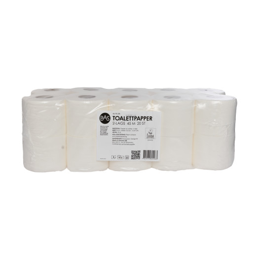Toalettpapper 2-lags 45m 20st
