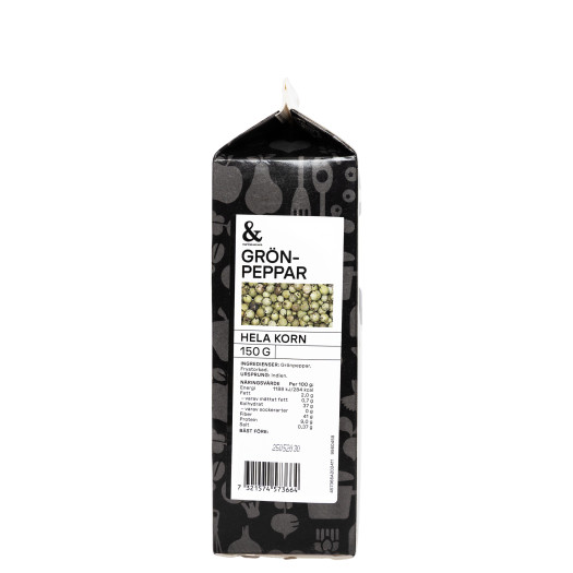 Gr&ouml;npeppar torkad 150g