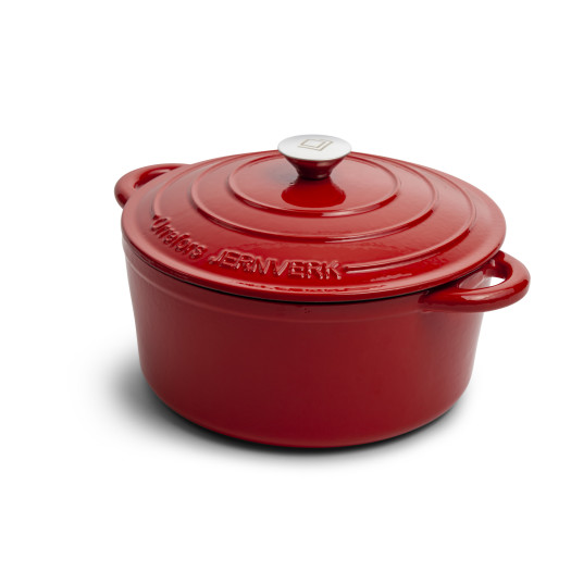 Gjutj&auml;rnsgryta 5l R&ouml;d