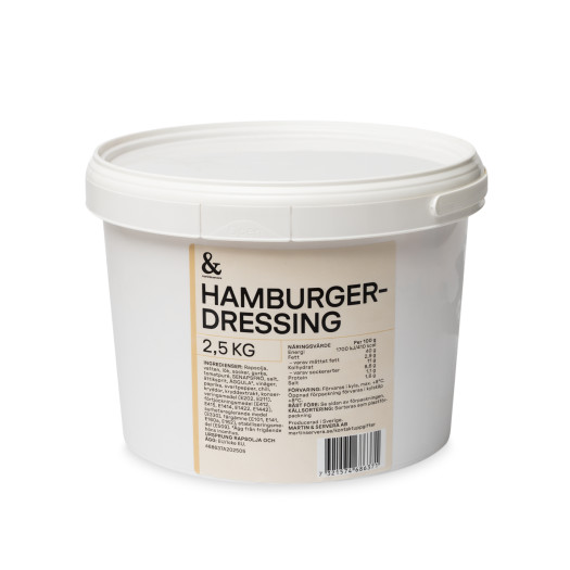 Hamburgerdressing 2,5kg