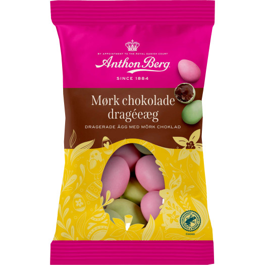 Dragerade &auml;gg m&ouml;rk choklad 80g