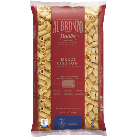 Pasta Mezzi Rigatoni Al Bronzo 3kg