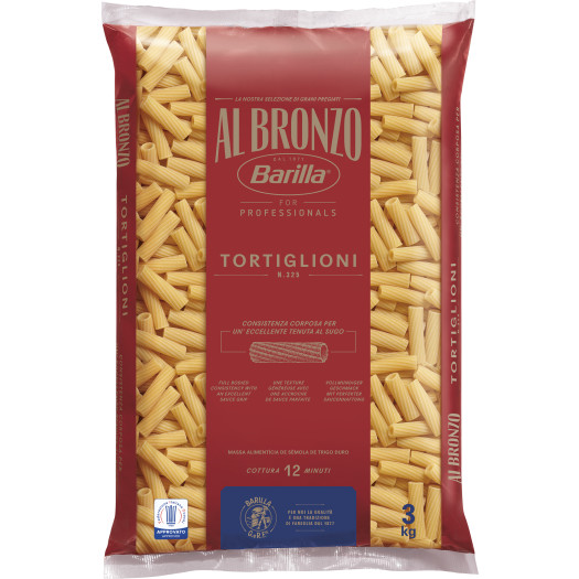 Pasta Tortiglioni Al Bronzo 3kg
