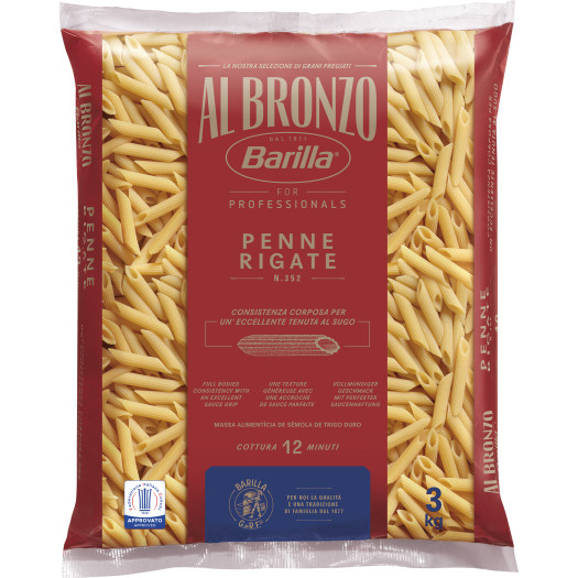 Pasta Penne Rigate Al Bronzo 3kg