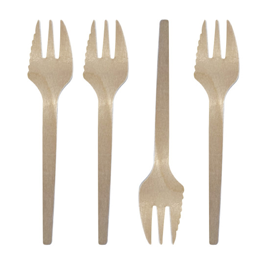 Kombigaffel tr&auml; vaxad 135mm 100st