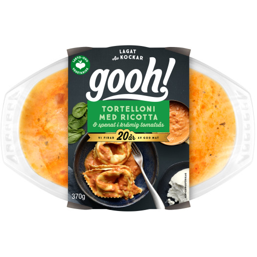 Tortelloni med ricotta och spenat 370g