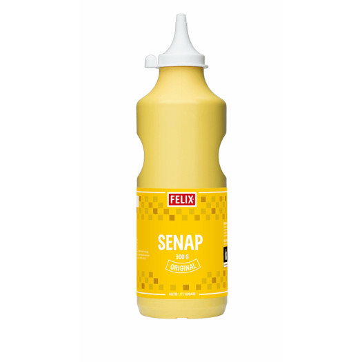Senap felix pipflaska 900g