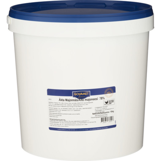 Majonn&auml;s &auml;kta 78% 10kg